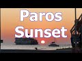 Sunset in paros greece are amazing  santorinidavecom