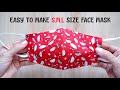 VERY EASY To Make S,M,L Size Face Mask With A Plate | DIY Full Sizes Face Mask