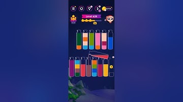 water sort puzzle - Get color level 625