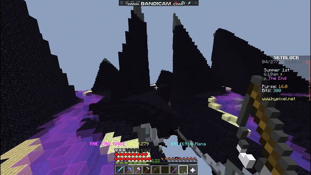 End Race Under 48 Second Pig Foot Talisman Hypixel Skyblock YouTube