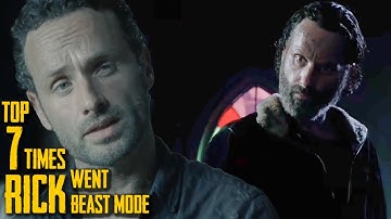 My Top 7 Times Rick Grimes Went Beast Mode in TWD!