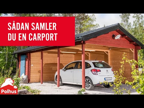Video: Carporte Til Landstedet (40 Fotos): Størrelser På Carporte. Hvordan Laver Man En Sommerhus Carport Til En Bil Med Egne Hænder?