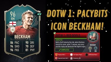 DOTW 1: RED DEVILS PACYBITS ICON BECKHAM!- FUT 20 Pacybits Pack Opener & Draft