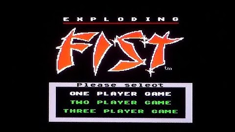 Way Of The Exploding Fist on NES (Prototype)