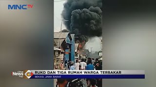 Ruko dan 3 Rumah di Bekasi Terbakar #LintasiNewsPagi 24/06