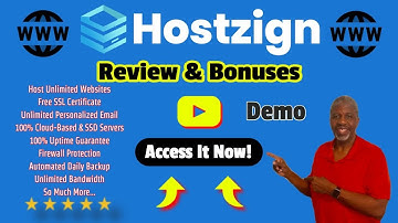 Hostzign Review ⭐  Demo 👷🏽‍♀️BONUSES 🎁 Website/Domain Hosting 🔥