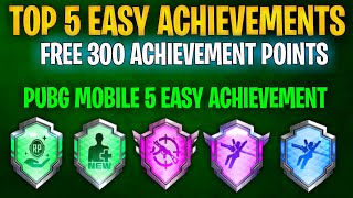 pubg top 5 easy achievements | pubg mobile easy achievements | pubg achievement kese complete kare