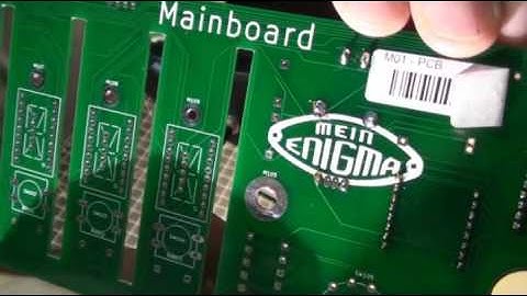 MeinEnigma: Assembly smd Mainboard plus quick demo