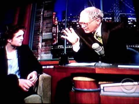 Robert Pattinson on David Letterman pt 2