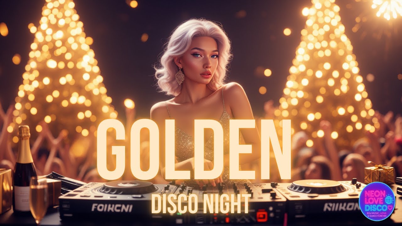 🪩 Golden Disco Night – 10 Feel-Good Euro Disco Songs | 80s Neon Love Disco (Official Music Video)