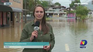 Intenso volume de chuva causa estragos no Vale do Itajaí screenshot 2