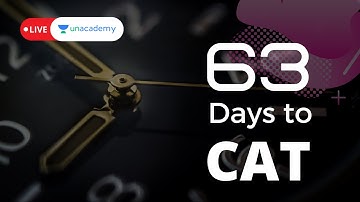 63 Days to CAT 2020  |  Wilson