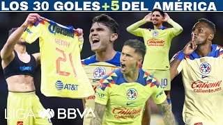 revive los 30 goles del américa en el torneo   5 de liguilla