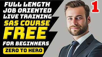 Learn Clinical SAS Programming from Zero to Hero With out Any Programming Knowledge for Free| Part-1