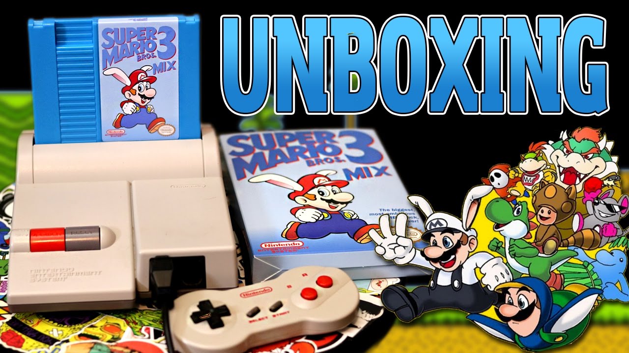 Super Mario Bros. Mix Unboxing & Gameplay {Homebrew NES Rom Hack} - YouTube