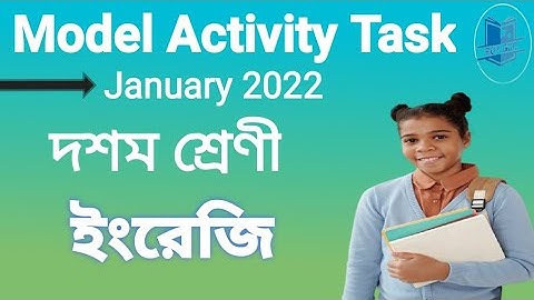 Model activity task class 10 English January 2022 || Calss 10 activity task 2022 English part 1