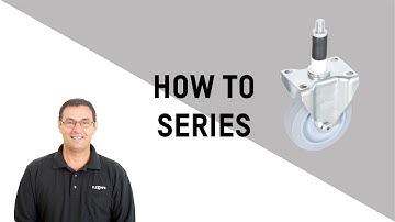 How to install W-4EF casters