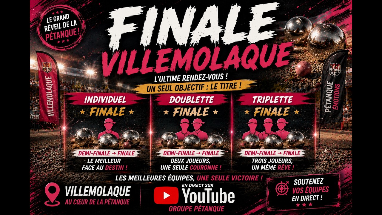 Miniature : TOP300 DOUBLETTE FEMININ VILLEMOLAQUE EN DIRECT