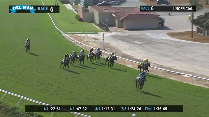 Gillian Elizabeth wins race 6 at Del Mar 8/20/22