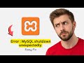 How to Fix XAMPP MySQL Shutdown Error (Windows 11/10 - 2026 Guide)