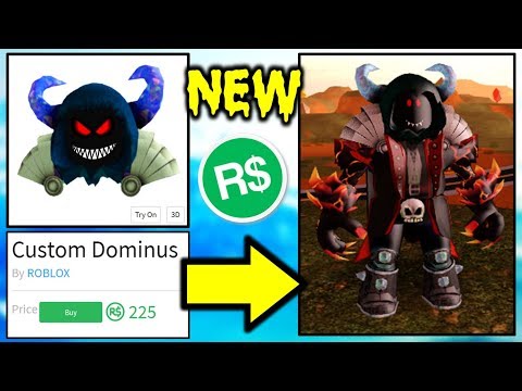 New How To Make A Custom Dominus For Only R 225 Youtube - hooded horned ice warrior roblox