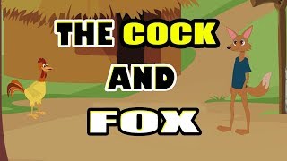 Moral Story For Kids in English | The Cock And Fox | Animal &amp; Jungle Story