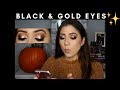 FALL BLACK &amp; GOLD EYES (Using AFFORDABLE Products)