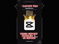 Capcut Pro in iPhone video Export Problem l Capcut Pro 4k video Export 🔥@Gyanhkd #shorts