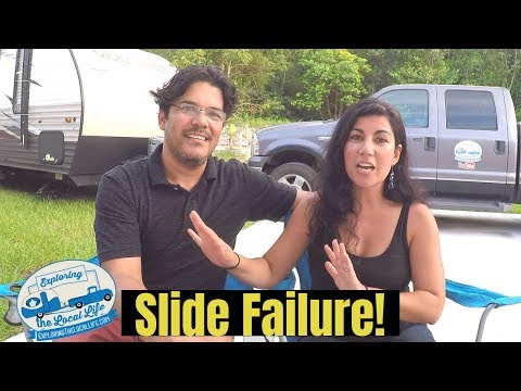 RV Slide Motor Failure - How to manually close your RV slide - Full Time RV Living