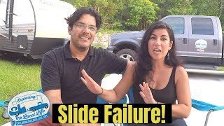 RV Slide Motor Failure  How to manually close your RV slide  Full Time RV Living