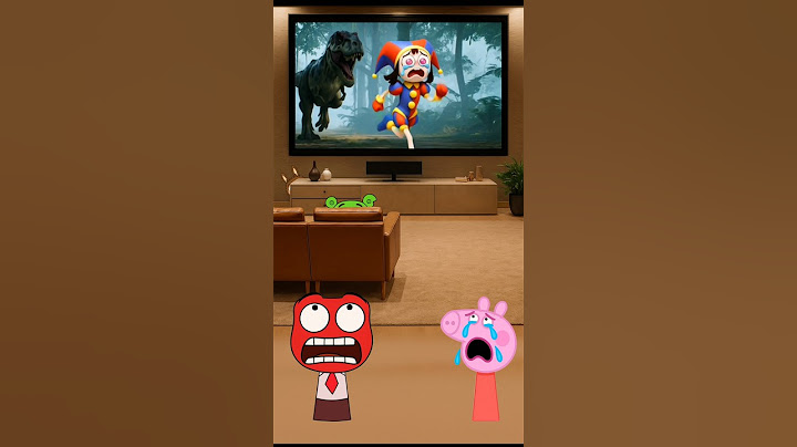 Who made them go into TV? | Peppa Pig Anger Pomni | Incredibox Sprunki #sprunki #incredibox