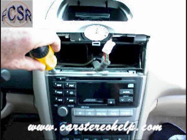 Infiniti I - Series Car Stereo Removal I30 / I35 = Car Stereo HELP