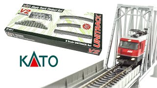 Kato N-Scale V2 Unitrack Single Track Viaduct Model Tack Set Review