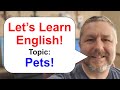Let's Learn English! Topic: Pets