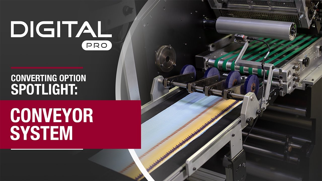 Mark Andy Digital Pro 3 Inline Sheeting and Conveyor System YouTube