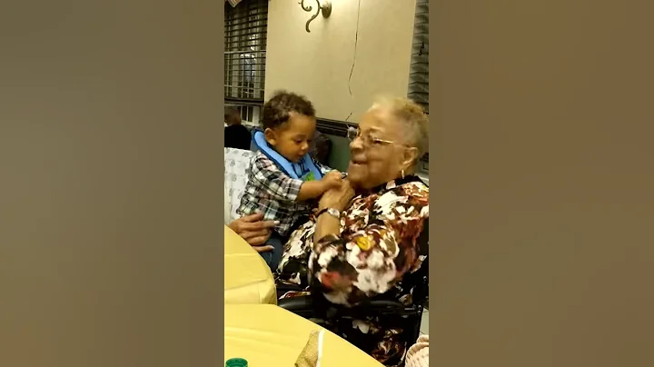 Damari and Grandmom Annie Ruth Nance