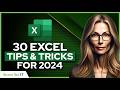 30 essential excel tips and tricks for 2024  excel productivity tutorial