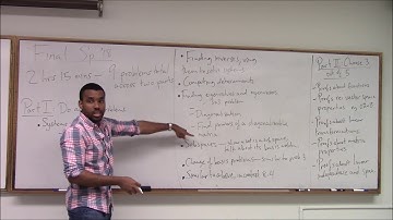 Math 346 Lecture 23 - Final Exam info and General Linear Transformations