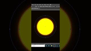 Vector eclipse - Adobe Illustrator