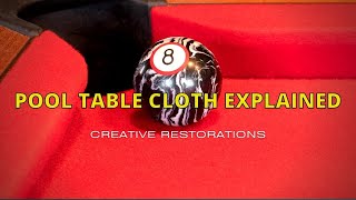 Pool Table Cloth 101