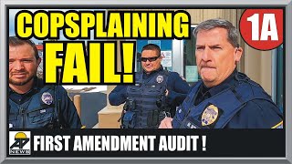 3 COPS OWNED & EDUCATED - DOUGLAS WYOMING POLICE - First Amendment Audit - Amagansett Press