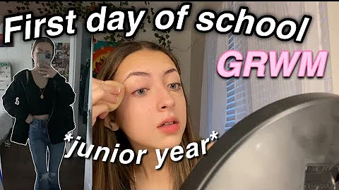 FIRST DAY OF SCHOOL GRWM *Junior Year* 2022 +vlog