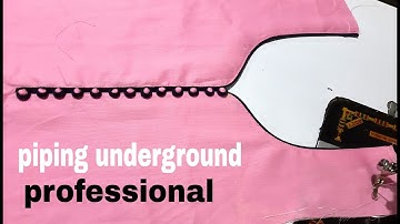 Popular front neck designing | with piping dori foam Buttons | simple way