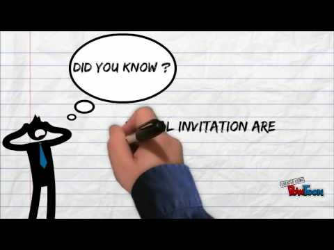 formal invitation - YouTube