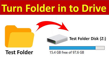 Turn Folder in to Drive using CMD | How to Convert Folder Into Drive in Windows 10 Hindi ||
