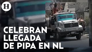 Samuel García agradeció extracción de agua de “El Chapotal”, promete pozos y limpiar Río Pilón