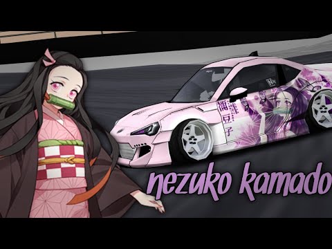 Kamado Nezuko Demon Slayer ITASHA anime car wrap vinyl stickers