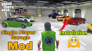 GTA V : How To Install Single Player Garage : Big Garage Mod Install, Cars Mod Install ! Subscribe !