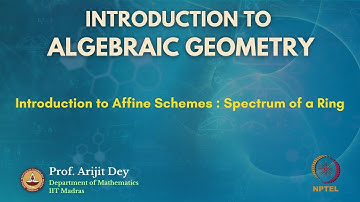 Introduction to Affine Schemes : Spectrum of a Ring