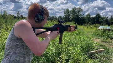 BINARY trigger in a nak9 Draco !!!